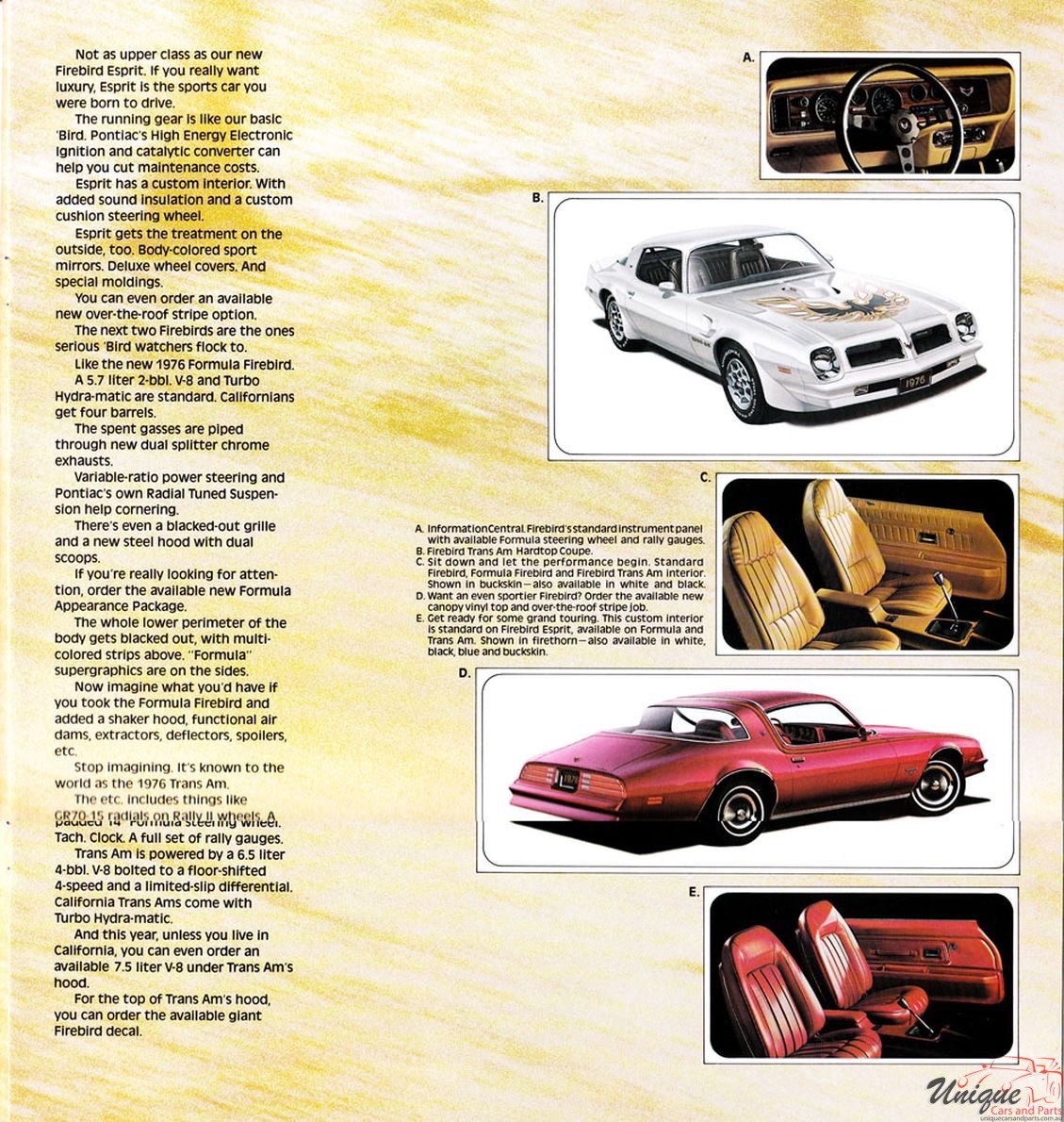 1976 Pontiac Full-Line Brochure Page 31